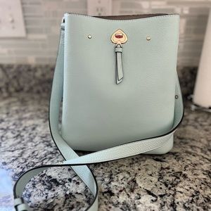 Gorgeous Tiffany blue Kate spade bucket bag, perfect condition.